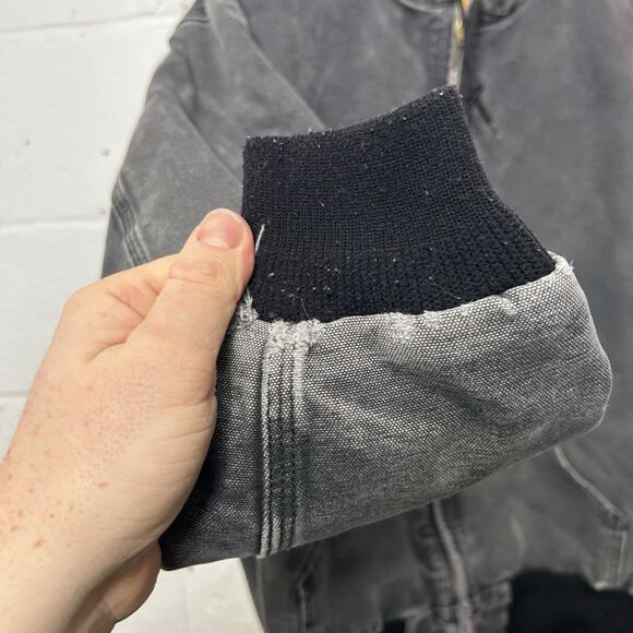 Vintage Carhartt Hooded Active Jacket “Black” WJ130 BLK - Picture 7 of 14